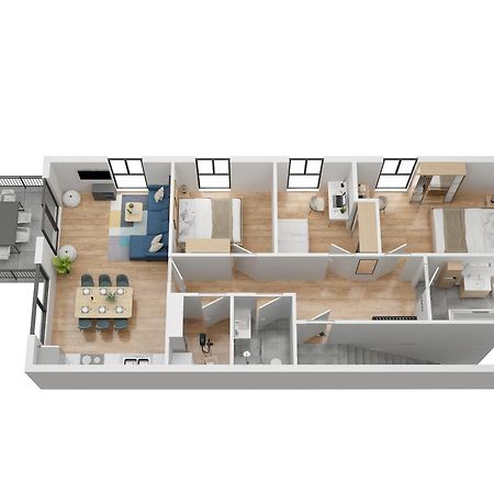 Moderne & Familienfreundliche Ferienwohnung Am Goitzschesee Pouch Eksteriør billede